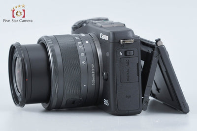【中古】Canon キヤノン EOS M3 ブラック EF-M 15-45mm f/3.5-6.3 IS STM レンズキット 元箱付き