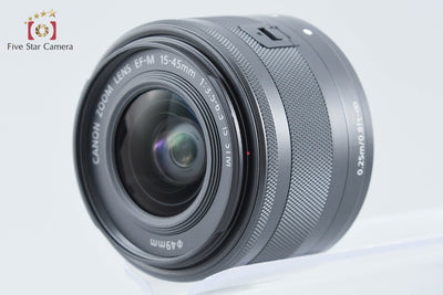 【中古】Canon キヤノン EOS M3 ブラック EF-M 15-45mm f/3.5-6.3 IS STM レンズキット 元箱付き