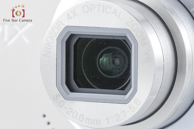 【中古】Nikon ニコン COOLPIX S620 パールホワイト コンパクトデジタルカメラ 元箱付き