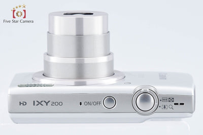 【中古】Canon キヤノン IXY 200 シルバー コンパクトデジタルカメラ