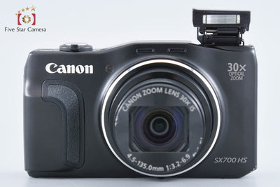 【中古】Canon キヤノン PowerShot SX700 HS ブラック コンパクトデジタルカメラ
