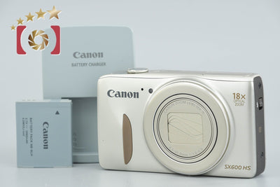 【中古】Canon キヤノン PowerShot SX600 HS ゴールド コンパクトデジタルカメラ
