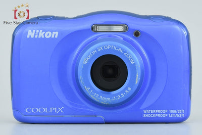 【中古】Nikon ニコン COOLPIX W150 ブルー コンパクトデジタルカメラ