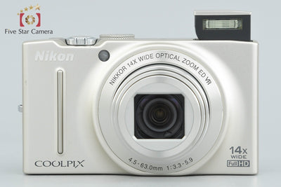 【中古】Nikon ニコン COOLPIX S8200 プラチナシルバー コンパクトデジタルカメラ
