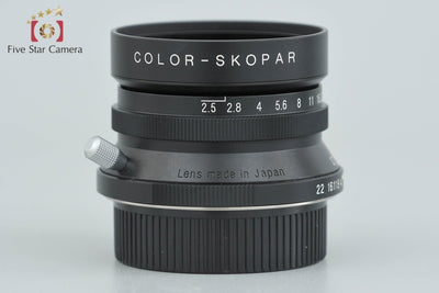 【中古】Voigtlander フォクトレンダー COLOR-SKOPAR 35mm f/2.5 MC L39 ライカスクリューマウント
