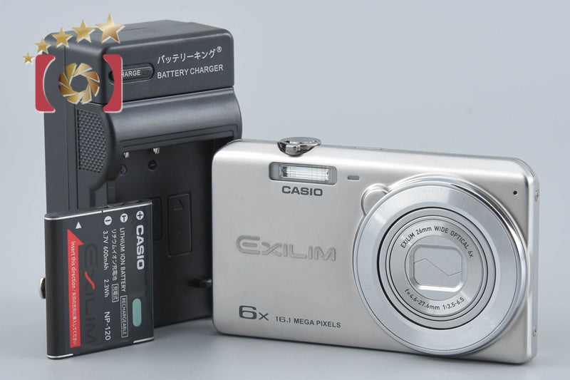 【中古】CASIO カシオ EXILIM EX-ZS25 シルバー コンパクトデジタルカメラ