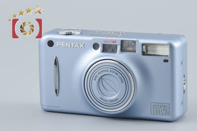 【中古】PENTAX ペンタックス ESPIO 120SWII シルキーブルー コンパクトフィルムカメラ