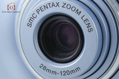 【中古】PENTAX ペンタックス ESPIO 120SWII シルキーブルー コンパクトフィルムカメラ