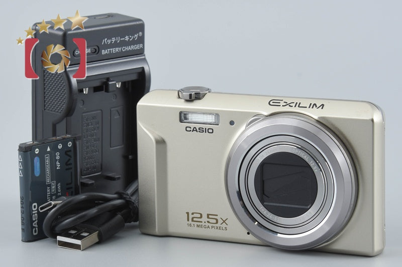 【中古】CASIO カシオ EXILIM EX-ZS150 ゴールド コンパクトデジタルカメラ