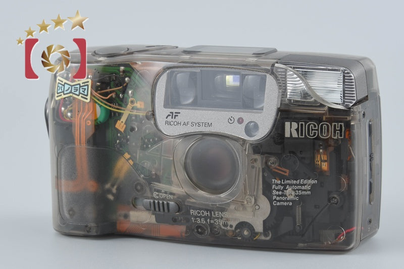 【中古】RICOH リコー FF-9SD LIMITED スケルトン コンパクトフィルムカメラ