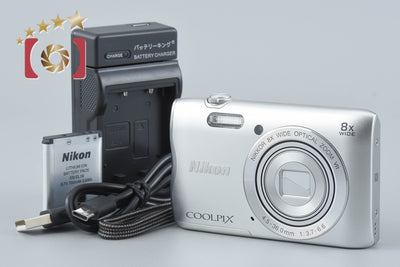 【中古】Nikon ニコン COOLPIX A300 シルバー コンパクトデジタルカメラ
