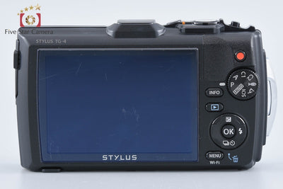 【中古】OLYMPUS オリンパス STYLUS TG-4 Tough ブラック + PT-056 防水プロテクター 元箱付き