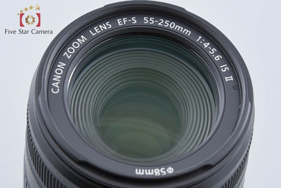 【中古】Canon キヤノン EF-S 55-250mm f/4-5.6 IS II