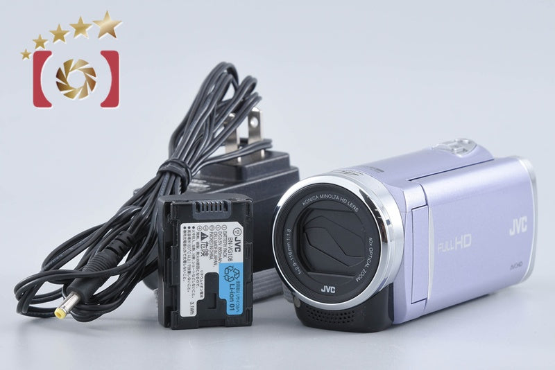【中古】JVC ケンウッド Everio GZ-E225 フローラルバイオレット ビデオカメラ