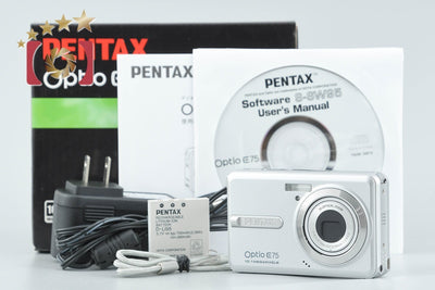 【中古】PENTAX ペンタックス Optio E75 コンパクトデジタルカメラ 元箱付き
