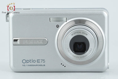 【中古】PENTAX ペンタックス Optio E75 コンパクトデジタルカメラ 元箱付き
