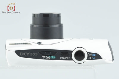 【中古】Canon キヤノン IXY 30S ホワイト コンパクトデジタルカメラ