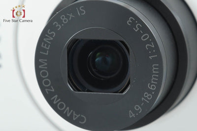 【中古】Canon キヤノン IXY 30S ホワイト コンパクトデジタルカメラ