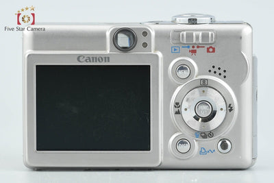 【中古】Canon キヤノン IXY DIGITAL 50 シルバー コンパクトデジタルカメラ