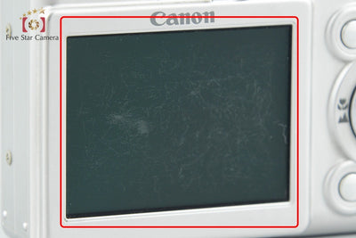 【中古】Canon キヤノン IXY DIGITAL 50 シルバー コンパクトデジタルカメラ