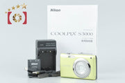 【中古】Nikon ニコン COOLPIX S3000 ポップグリーン コンパクトデジタルカメラ