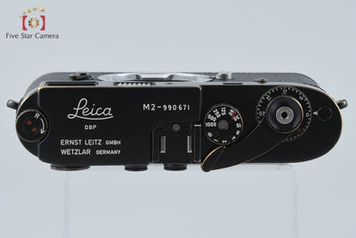 【中古】Leica ライカ M2 ブラックペイント セルフタイマー無し 99万番台 1960年製 レンジファインダーフィルムカメラ