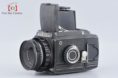 【中古】ZENZA BRONICA ゼンザブロニカ S2 後期 ブラック + Nikon NIKKOR-P 75mm f/2.8