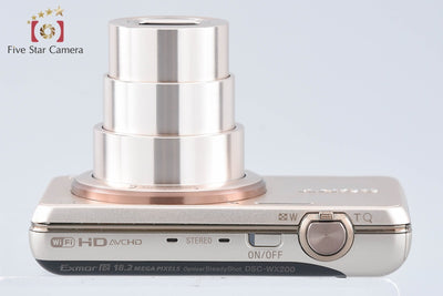 【中古】SONY ソニー Cyber-shot DSC-WX200 ゴールド デジタルスチルカメラ 多言語対応