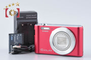 【中古】CASIO カシオ EXILIM EX-ZS240 レッド コンパクトデジタルカメラ