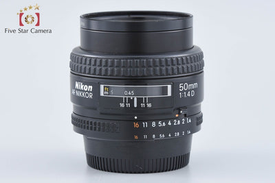 【中古】Nikon ニコン AF NIKKOR 50mm f/1.4 D