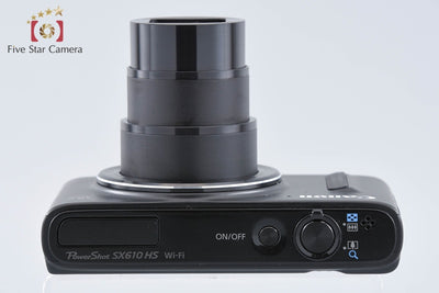 【中古】Canon キヤノン PowerShot SX610 HS ブラック コンパクトデジタルカメラ