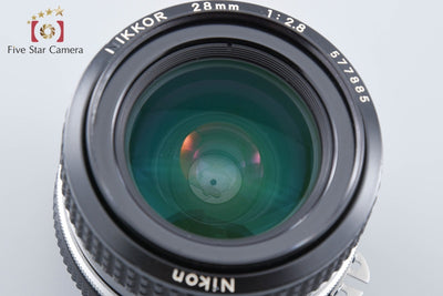 【中古】Nikon ニコン Ai NIKKOR 28mm f/2.8
