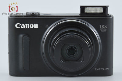 【中古】Canon キヤノン PowerShot SX610 HS ブラック コンパクトデジタルカメラ 元箱付き