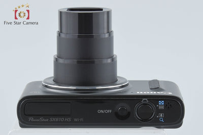 【中古】Canon キヤノン PowerShot SX610 HS ブラック コンパクトデジタルカメラ 元箱付き
