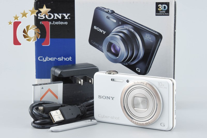 【中古】SONY ソニー Cyber-shot DSC-WX170 ホワイト コンパクトデジタルカメラ 元箱付き