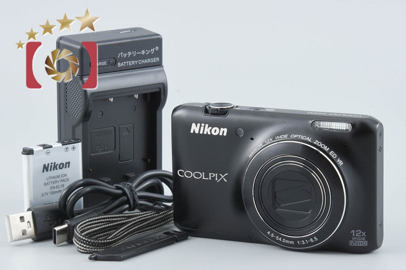 【中古】Nikon ニコン COOLPIX S6400 スマートブラック コンパクトデジタルカメラ