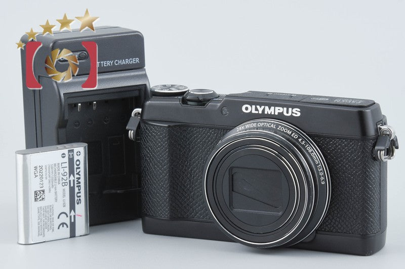 【中古】OLYMPUS オリンパス STYLUS SH-2 ブラック コンパクトデジタルカメラ