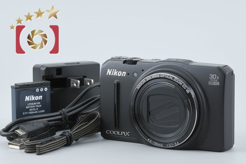 【中古】Nikon ニコン COOLPIX S9700 プレシャスブラック コンパクトデジタルカメラ