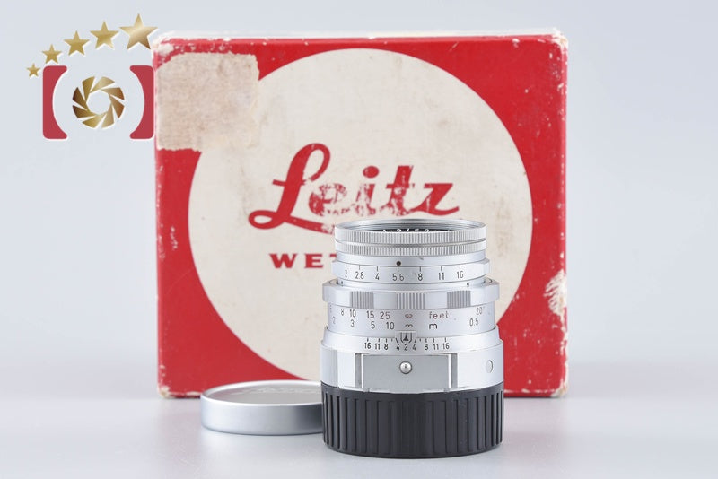 【中古】Leica ライカ DR Summicron 50mm f/2 後期 眼鏡無し ライカMマウント 元箱付き