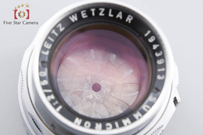 【中古】Leica ライカ DR Summicron 50mm f/2 後期 眼鏡無し ライカMマウント 元箱付き