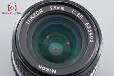 【中古】Nikon ニコン Ai-S NIKKOR 28mm f/2.8