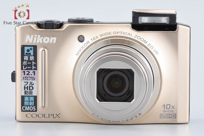 【中古】Nikon ニコン COOLPIX S8100 プレシャスゴールド コンパクトデジタルカメラ