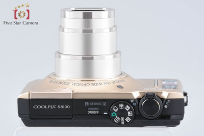 【中古】Nikon ニコン COOLPIX S8100 プレシャスゴールド コンパクトデジタルカメラ