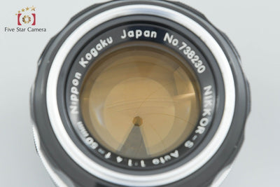 【中古】Nikon ニコン NIKKOR-S Auto 50mm f/1.4