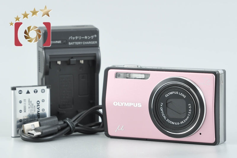 【中古】OLYMPUS オリンパス μ-7000 ピンク コンパクトデジタルカメラ