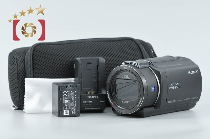 【中古】SONY ソニー HANDYCAM FDR-AX45 ブラック ビデオカメラ 多言語対応