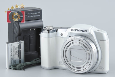 【中古】OLYMPUS オリンパス STYLUS SZ-16 ホワイト コンパクトデジタルカメラ