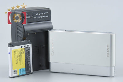 【中古】SONY ソニー Cyber-shot DSC-T77 シルバー デジタルスチルカメラ