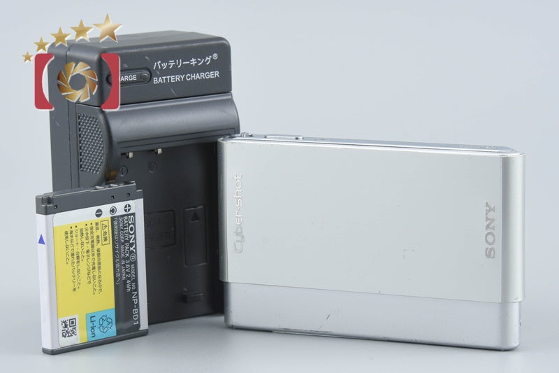 【中古】SONY ソニー Cyber-shot DSC-T77 シルバー デジタルスチルカメラ