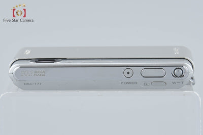 【中古】SONY ソニー Cyber-shot DSC-T77 シルバー デジタルスチルカメラ